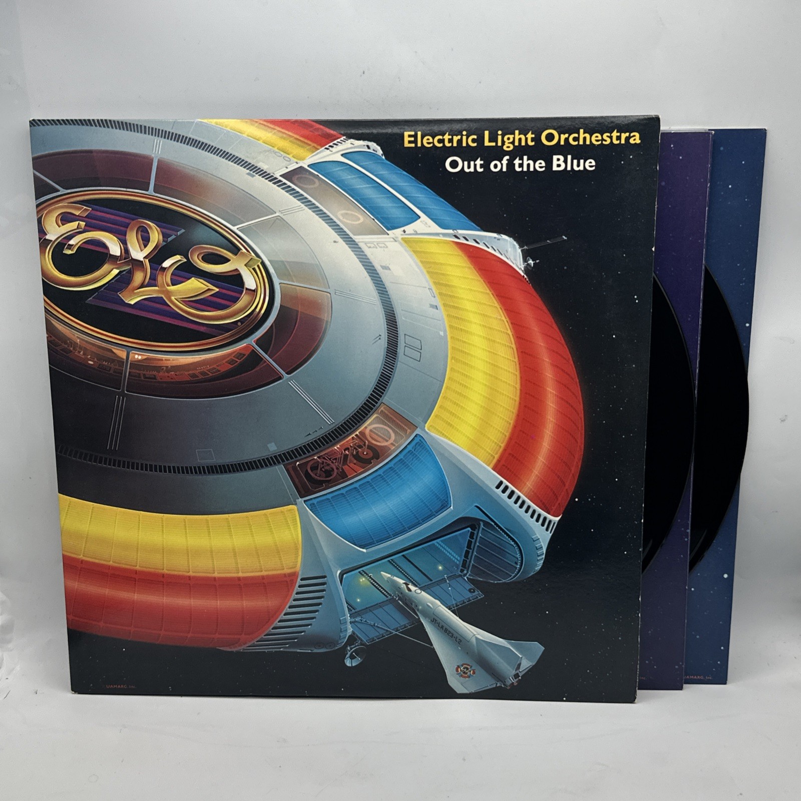 Electric Light Orchestra ELO - Out Of The Blue - 1977 US 1st Press 2LP w/ Insert