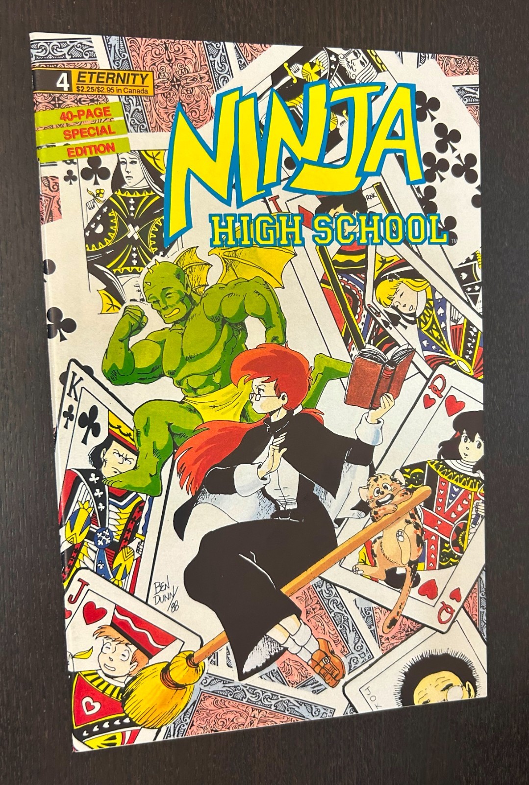 NINJA HIGH SCHOOL SPECIAL EDITION #4 (Eternity Comics 1989) -- Ben Dunn -- NM-