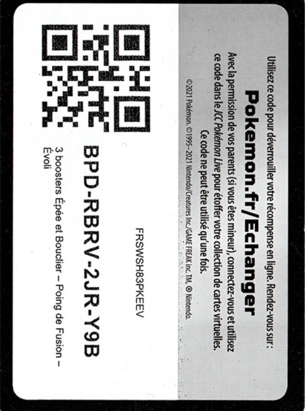 Code jcc Pokémon live