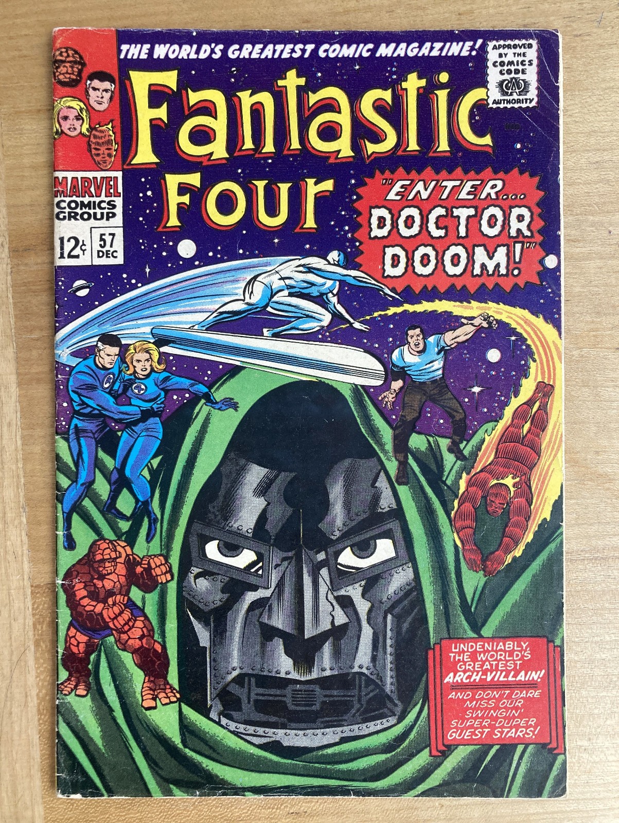 Fantastic FOUR #57 FN FINE 1966 Doctor DOOM Silver SURFER Marvel MCU DOOMSDAY