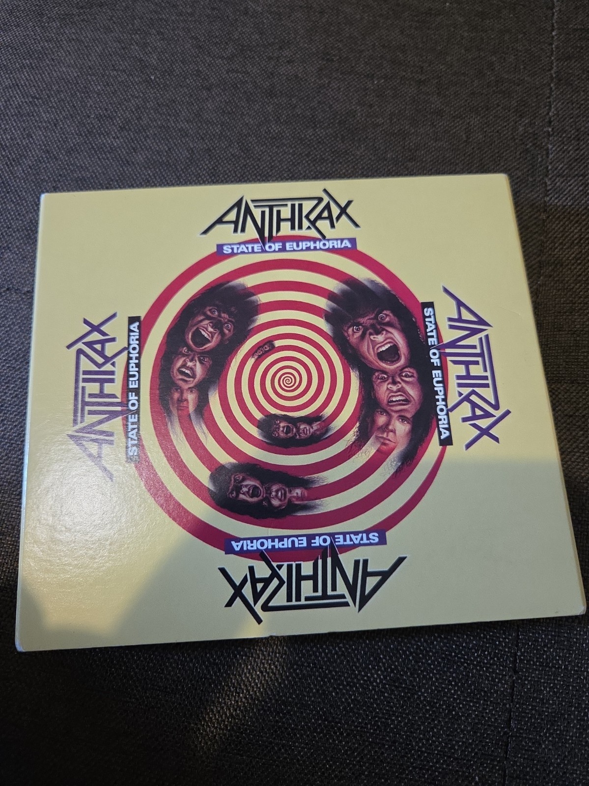 Anthrax - State of Euphoria - 2CD 2018 Island Deluxe 30th Anniversary OOP RARE