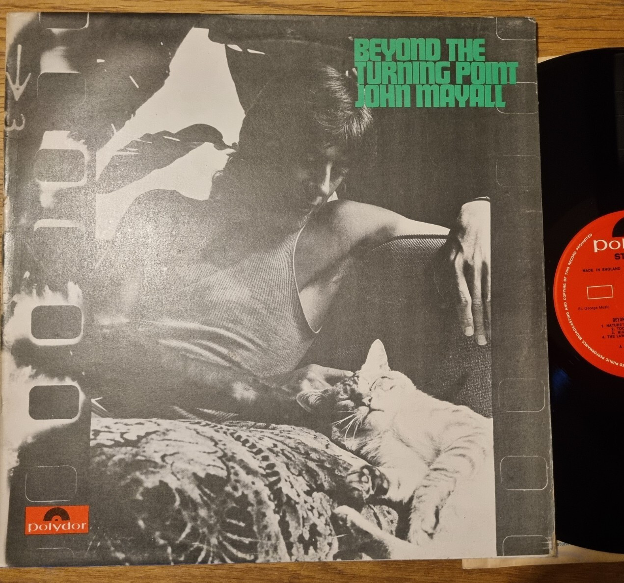 John Mayall Beyond The Turning Point 1971 Polydor Records LP Blues Rock VG+/VG+