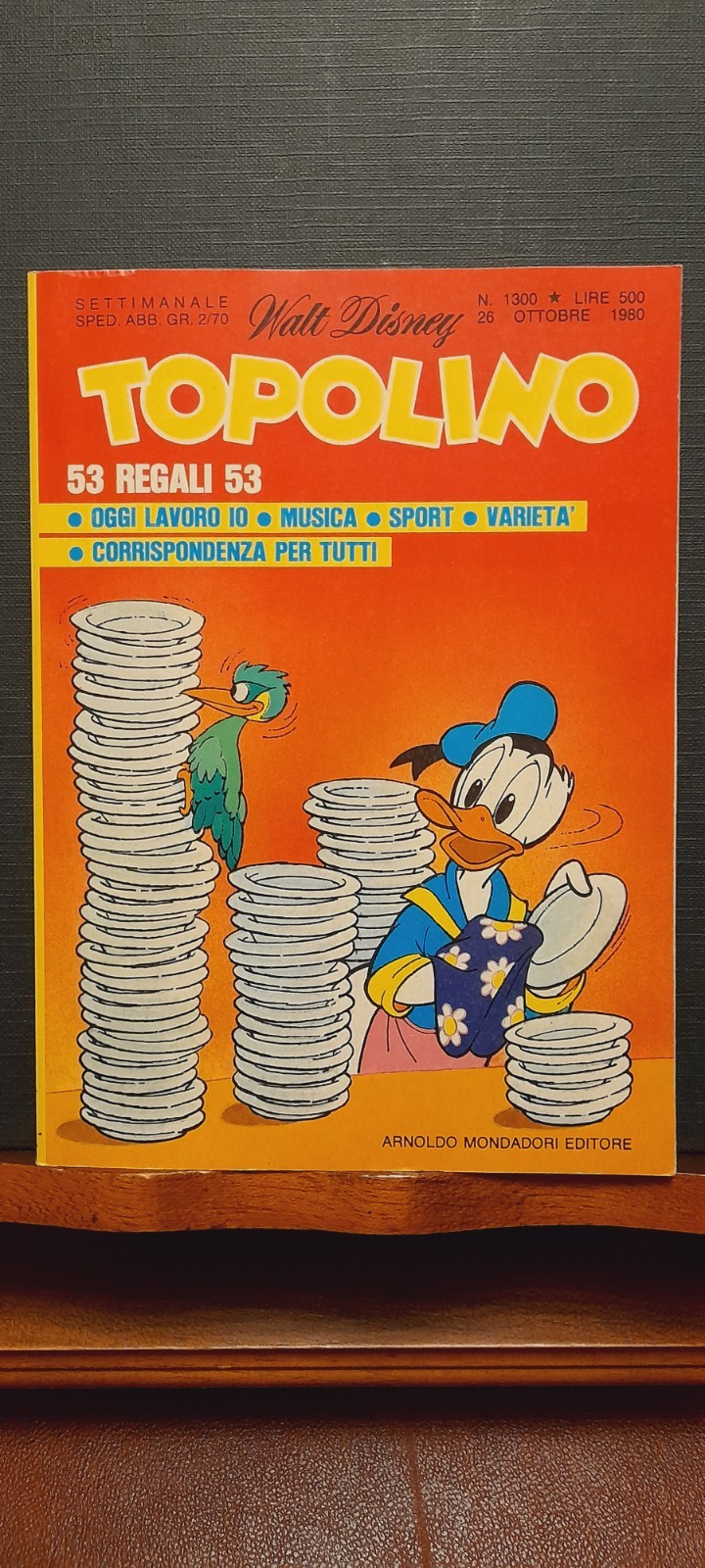 TOPOLINO LIBRETTO 1300 del 26-10-1980 - EDICOLA