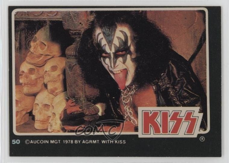 1979 Donruss Rock Stars KISS Gene Simmons #50 12zm