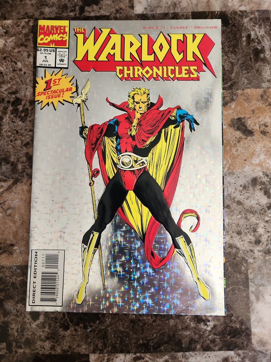 THE WARLOCK CHRONICLES #1 FOIL/INFINITY CRUSADE CROSSOVER/MARVEL COMICS