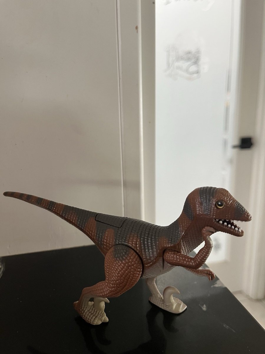Figurina dinosauro Tyco Dino Riders Deinonychus 1987 vintage