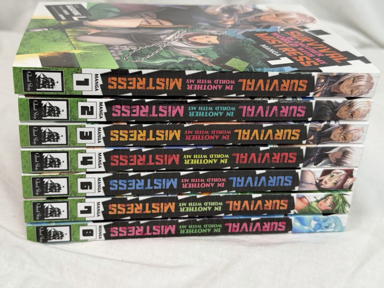 Survival in Another World with My Mistress Manga Lotto 1, 2, 3, 4, 6, 7, 8 Raro #3