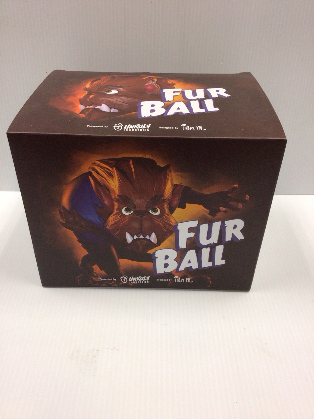 Unruly Industries- Fur Ball  7" Vinyl Sideshow Originals Designer Toy NRFB