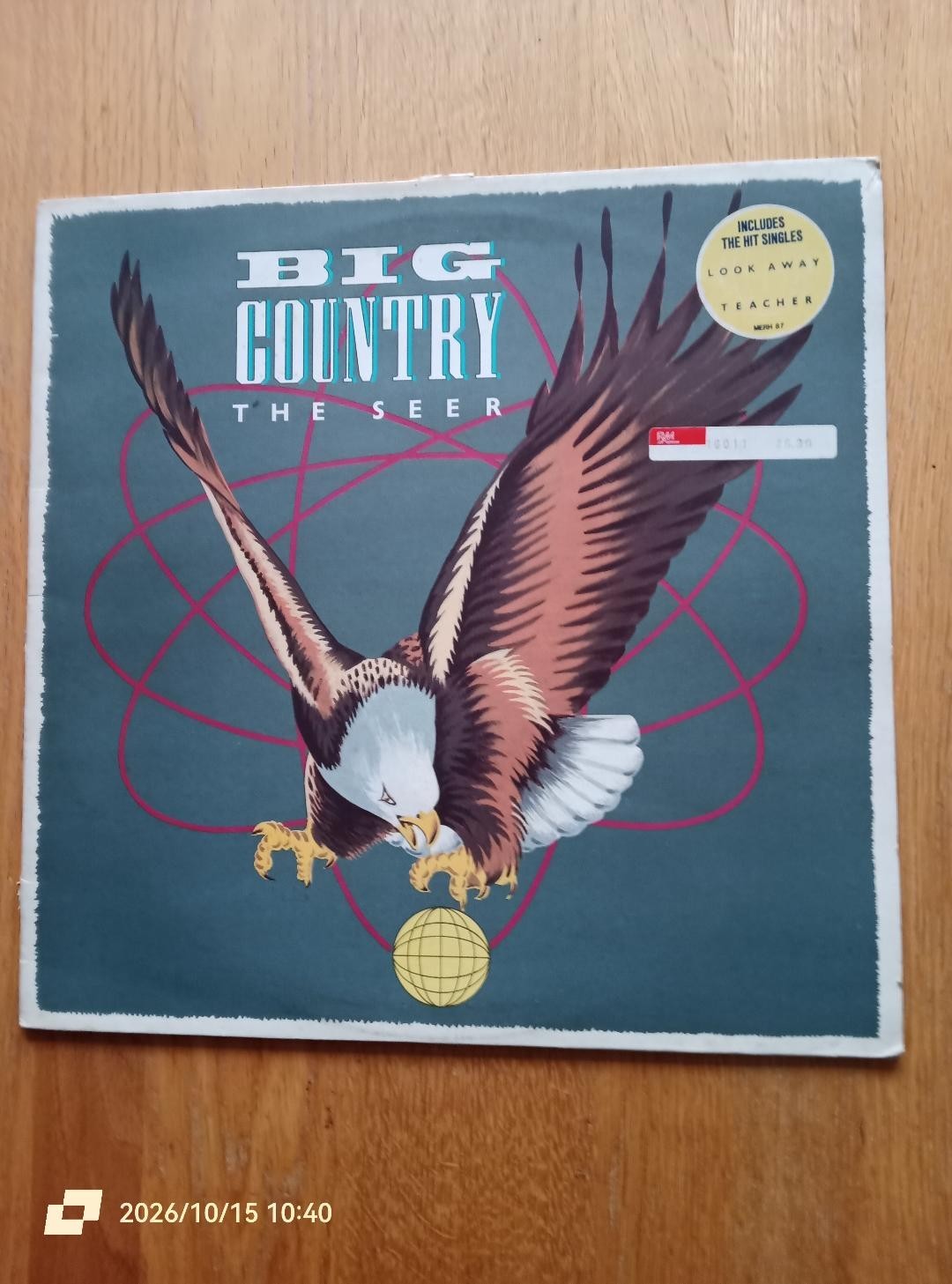 BIG COUNTRY - The Seer Vinyl LP 1986 - Look Away - Celtic Rock - VG PLUS