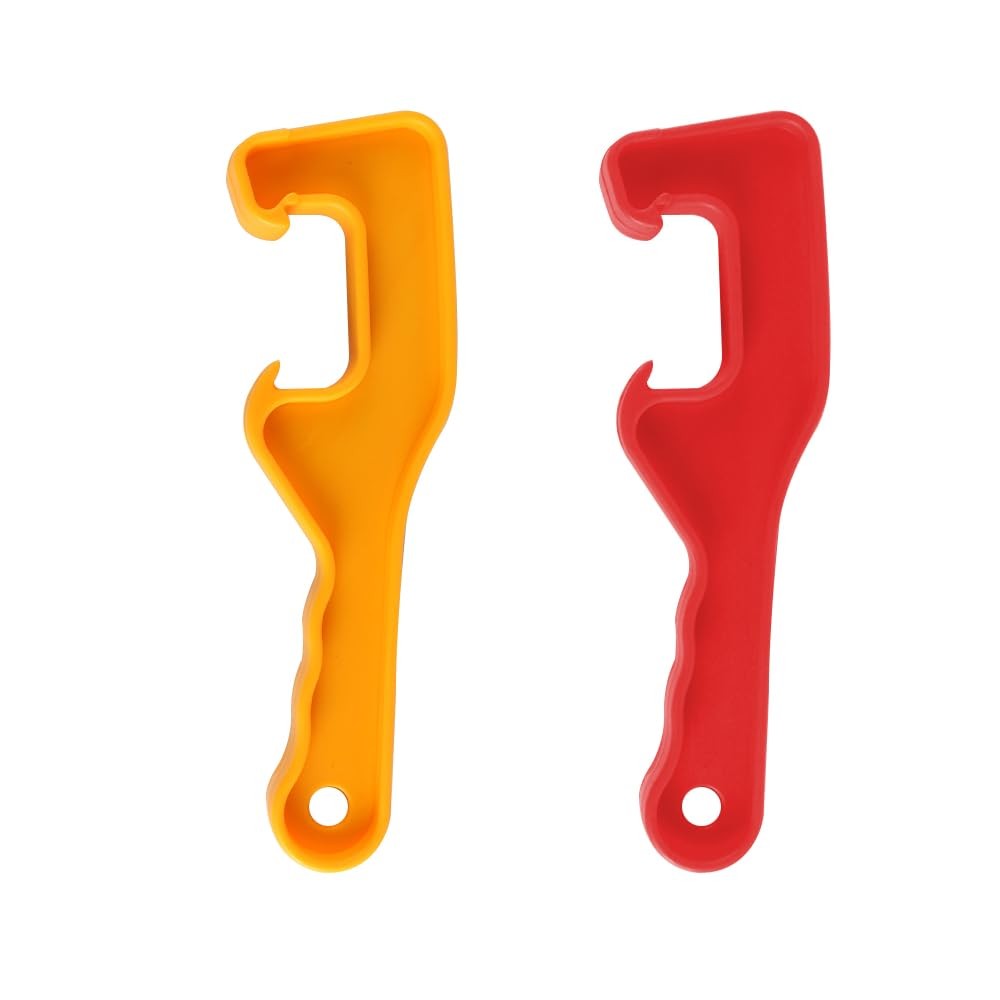 Lot de 2 ouvre-seaux de Peinture, Outil de Retrait de Couvercle de Seau, clé