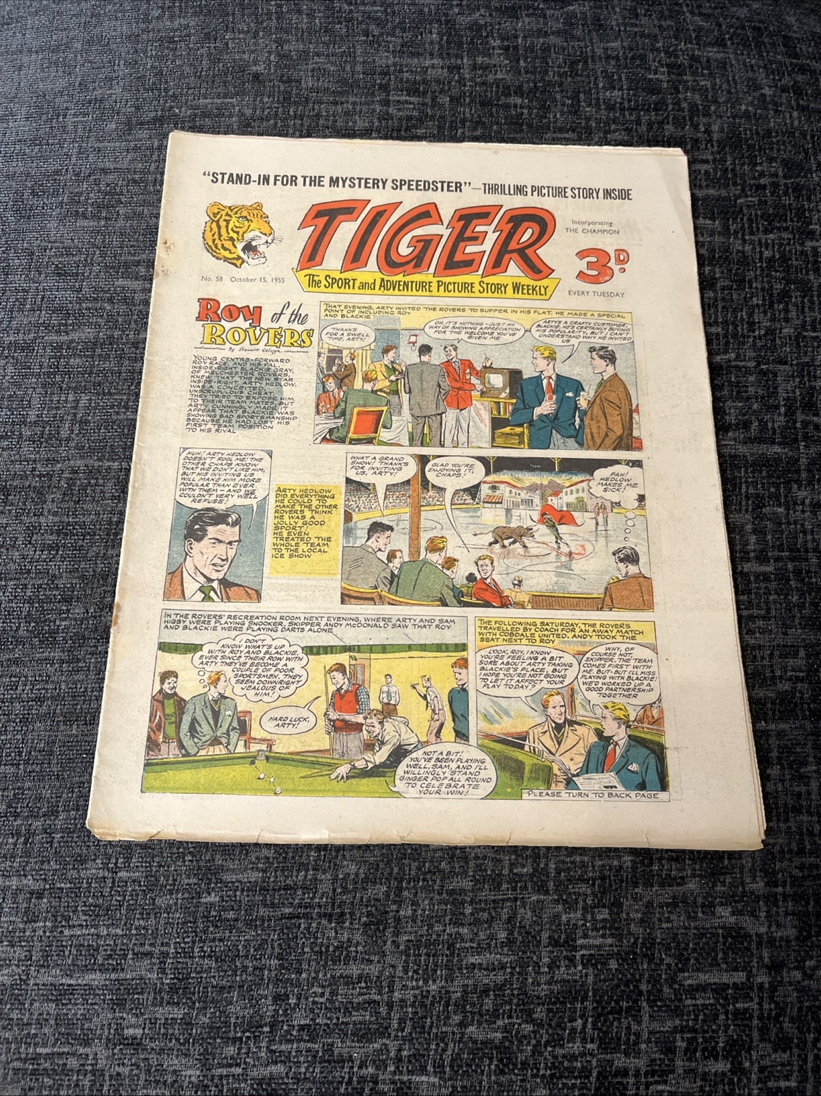 Tiger Comic - #58 - 15 October 1955