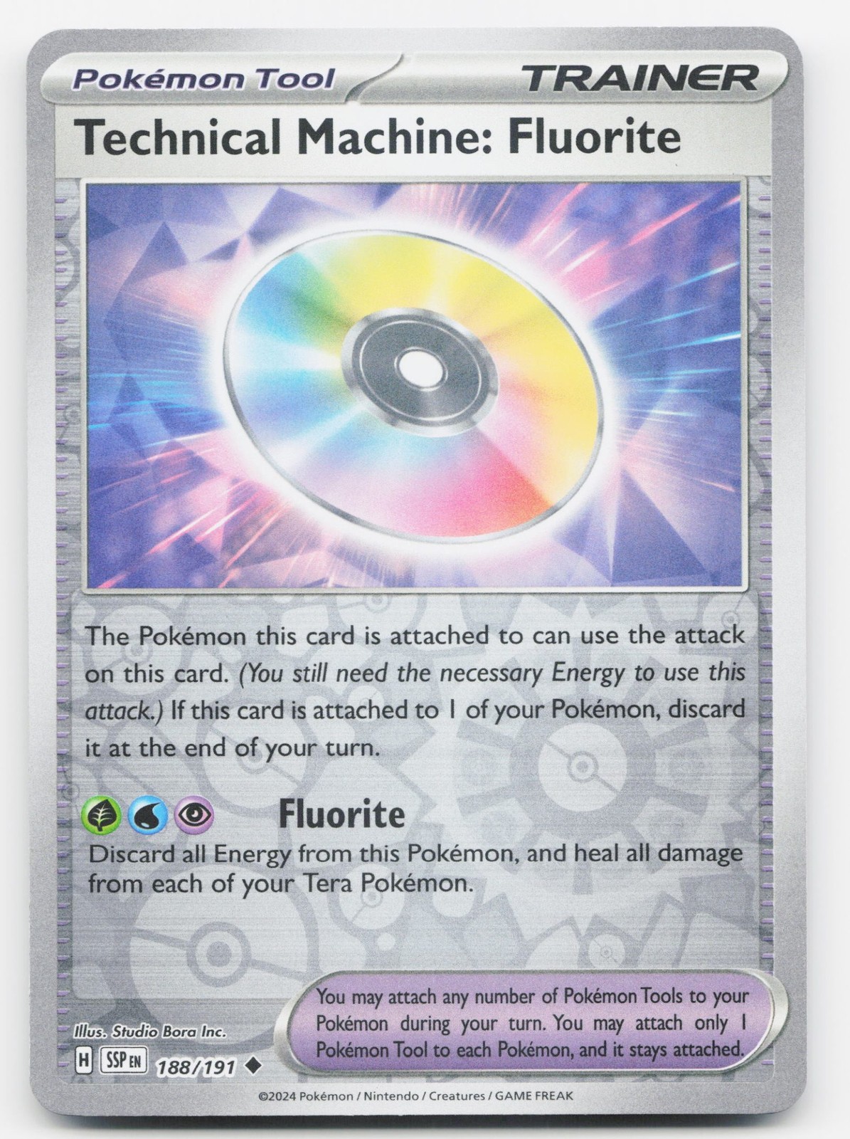Technical Machine: Fluorite Reverse Holofoil [SSP - 188/191] U Pokemon TCG