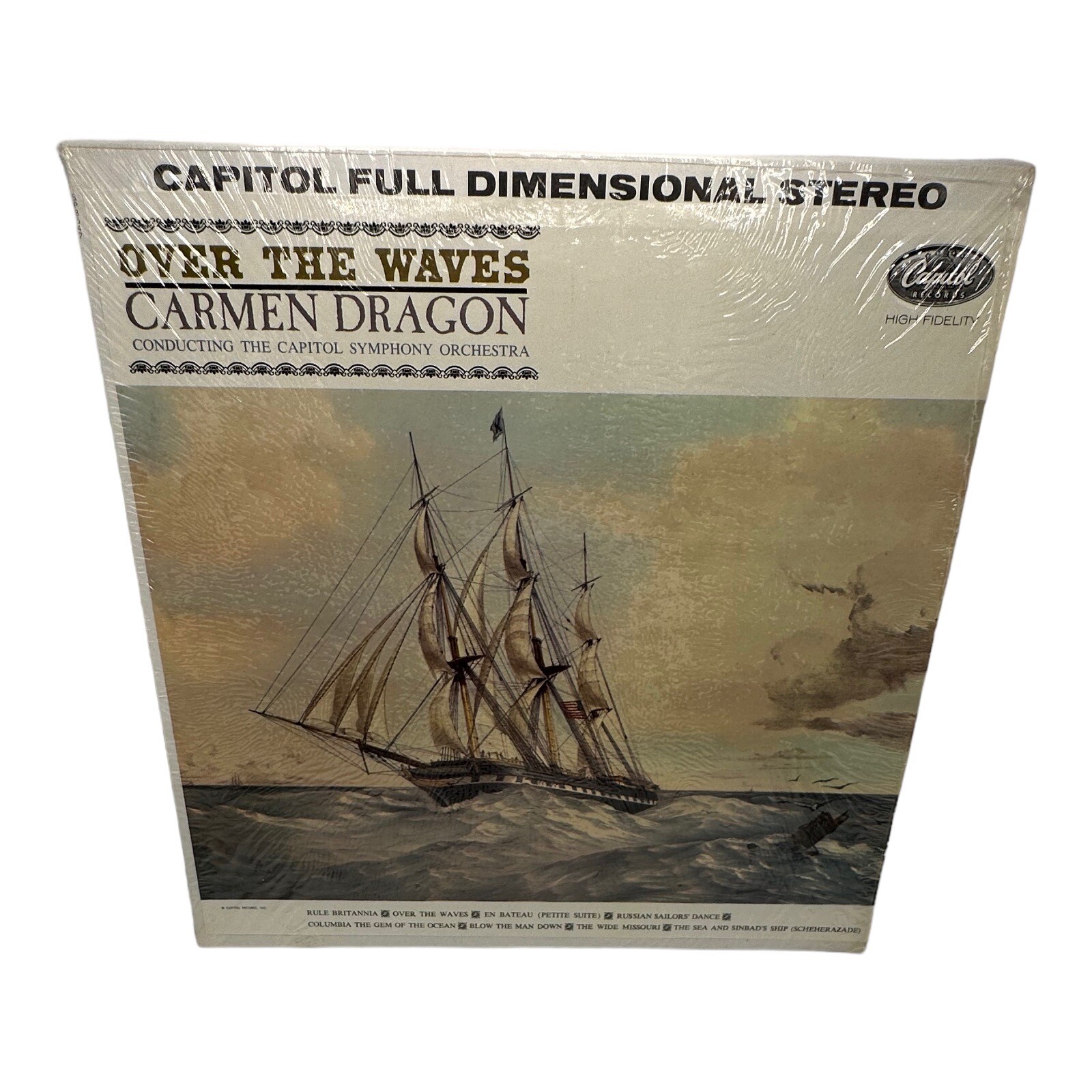 Carmen Dragon Over The Waves Vinyl LP The Capitol Symphony Orchestra SP8547