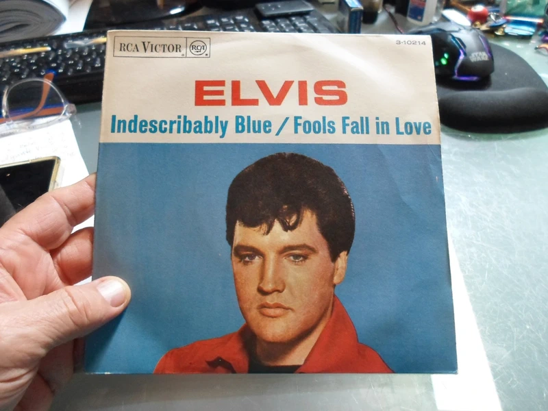 Disco de vinilo single de Elvis