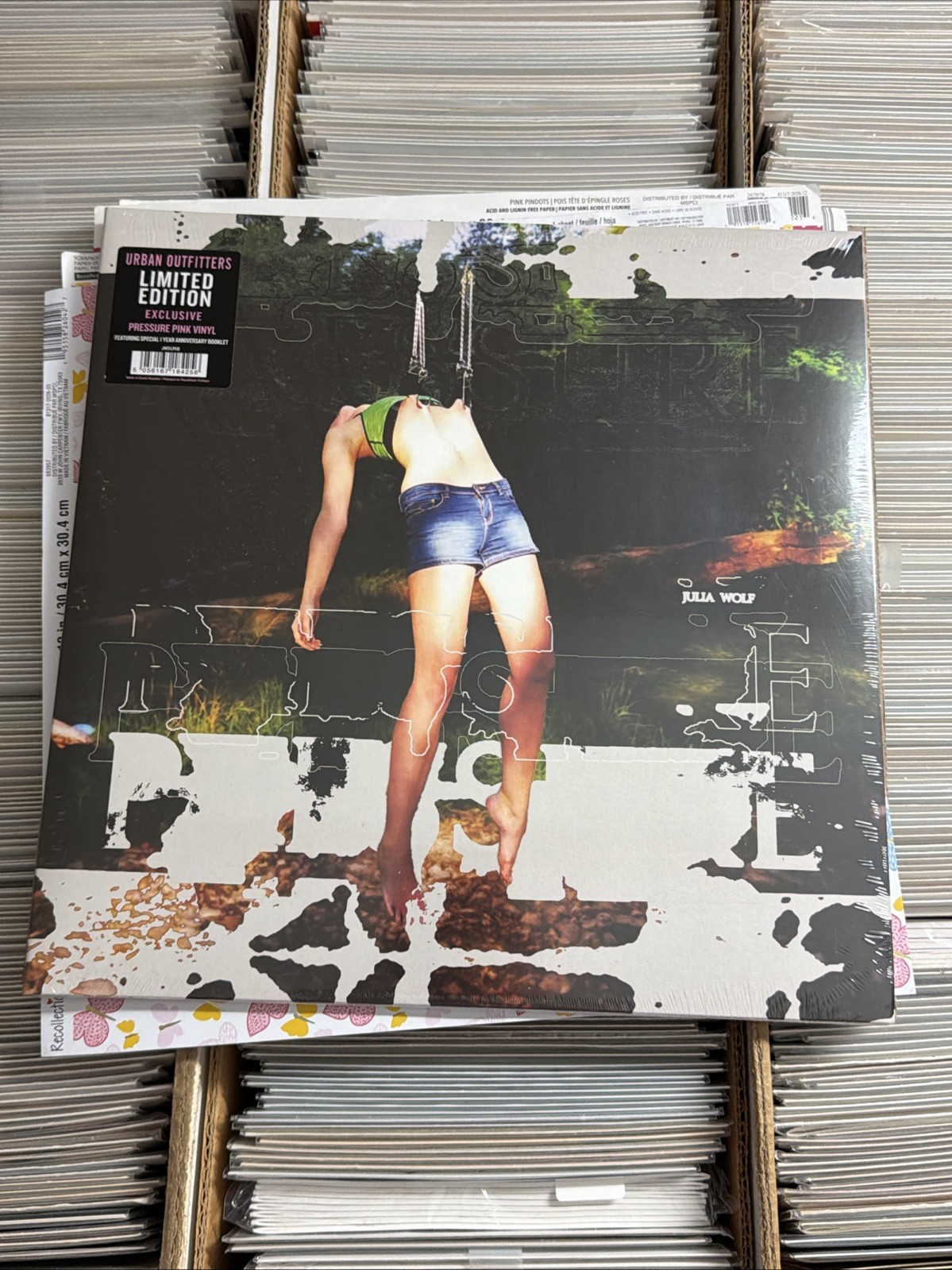 JULIA WOLF PRESSURE PINK /500 vinyl lp tour photo booklet new sealed 2026 drake