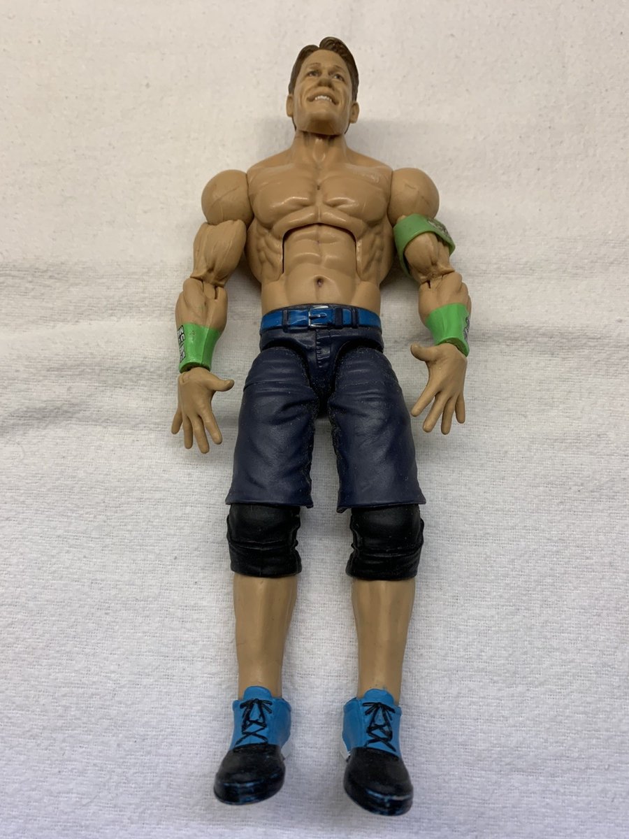 WWE Wrestling John Cena Green Basic Series 165 Modellino 6" Jakk's 2011