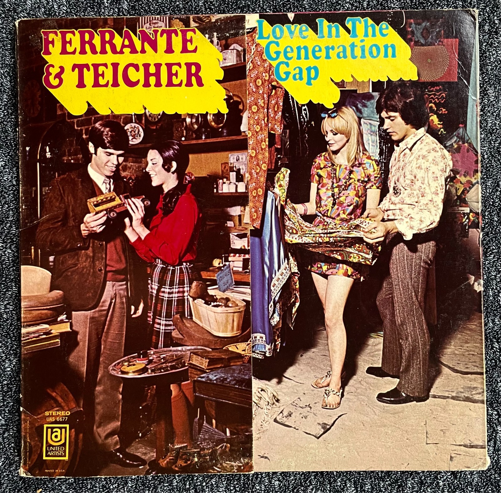 FERRANTE & TEICHER 1968 LP LOVE IN THE GENERATION GAP Easy Hippie Music