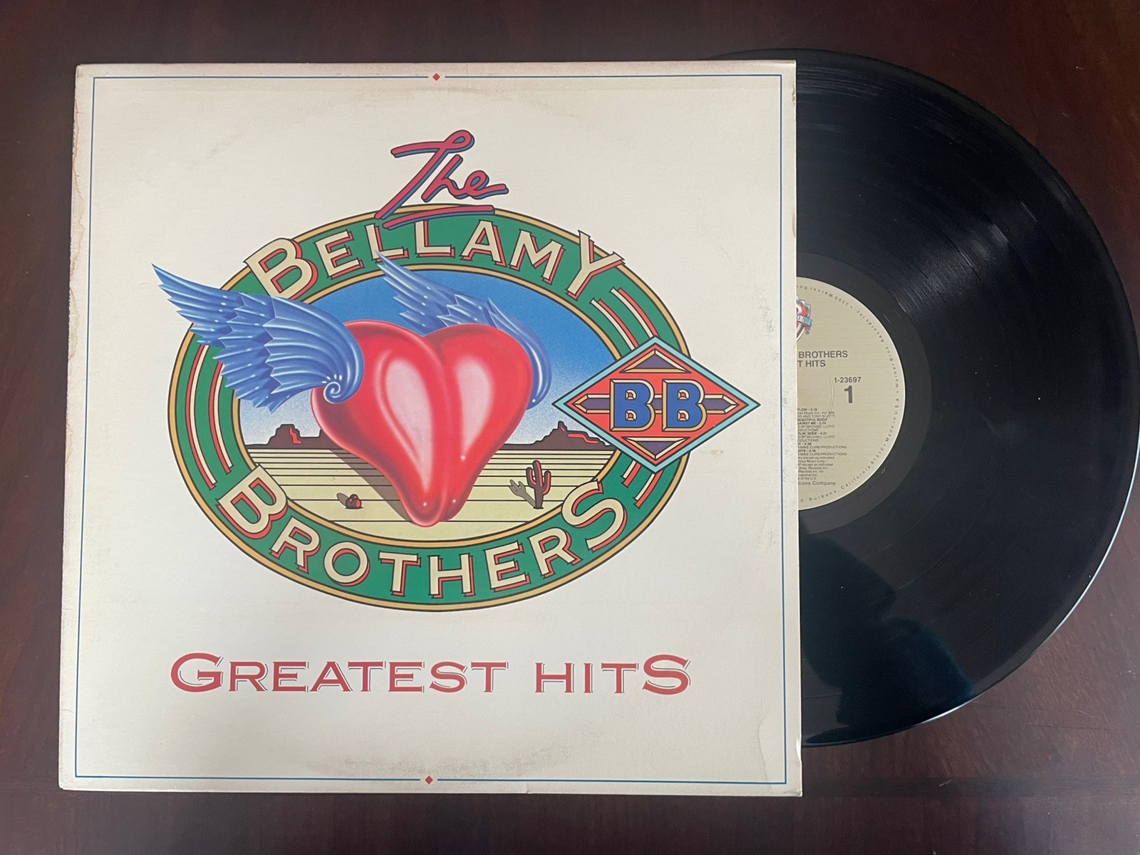 Bellamy Brothers Greatest Hits 33RPM 12" Vintage Vinyl LP 1982 Excellent