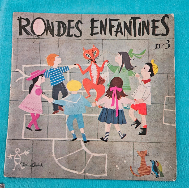 Rondes enfantines n°3 – 45 tours – Chansons pour enfants