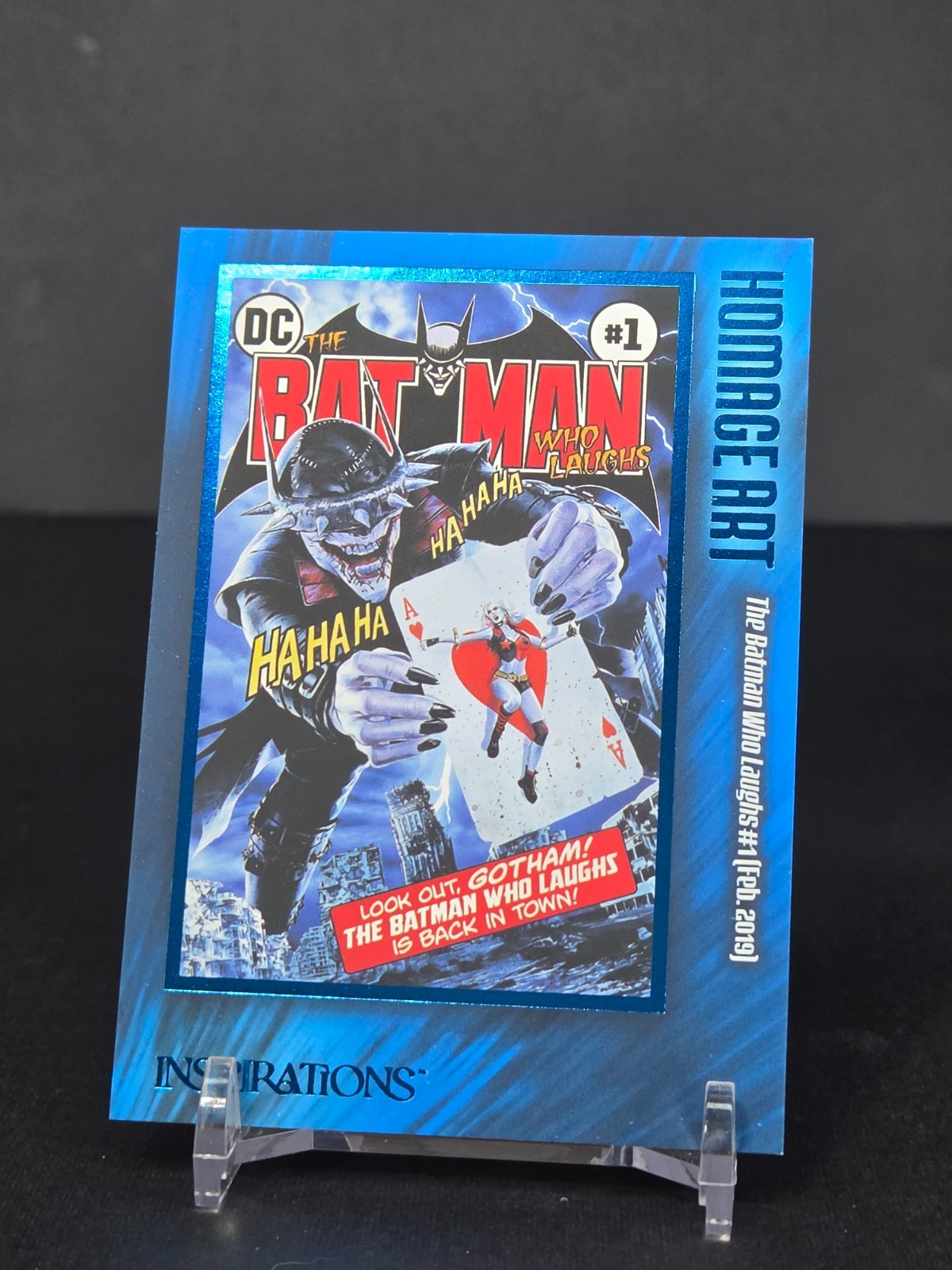 2026 UD Inspirations The World of DC Homage Art #HA-14 The Batman Who Laughs 1 