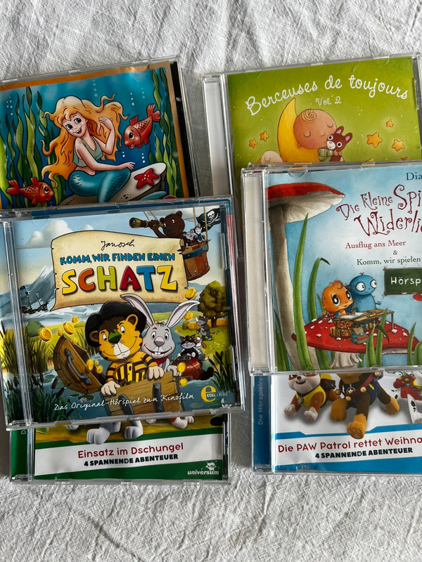 9x Hörspiele CDs Rabe Socke Leo Lausemaus