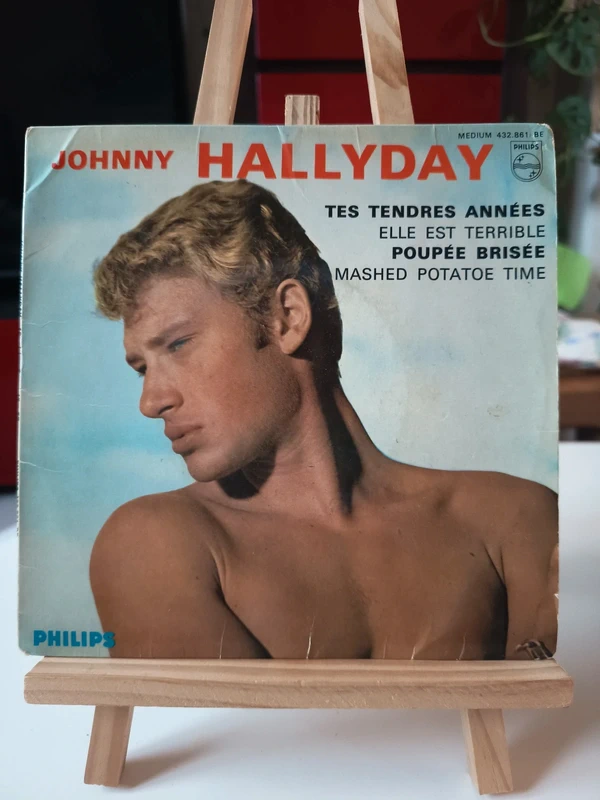 EP 4 titres - J. Hallyday - Tes tendres années