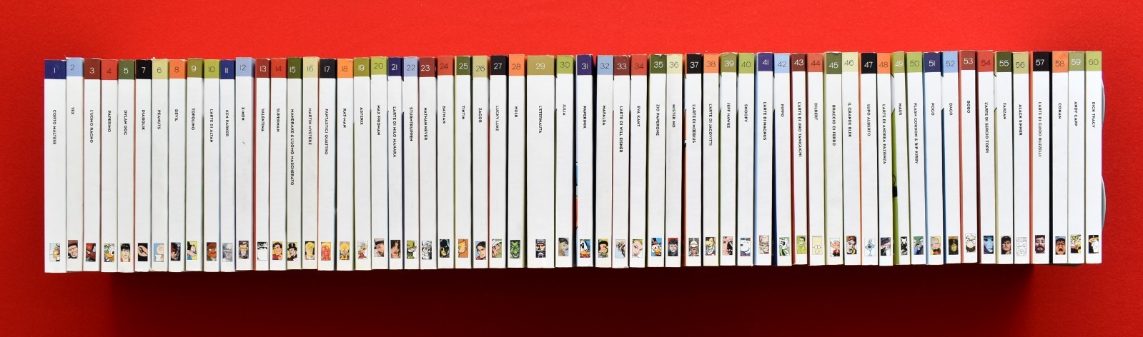 I CLASSICI DEL FUMETTO DI REPUBBLICA  1/60 SERIE COMPLETA  "DA EDICOLA"