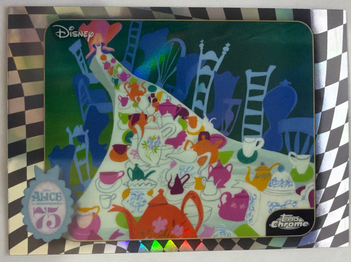 2026 Topps Chrome Disney concept art originale Alice nel paese delle meraviglie AW-4