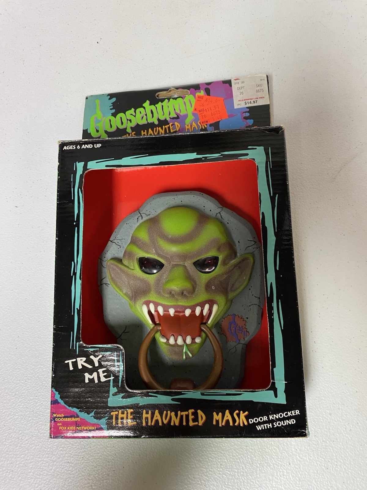 Goosebumps The Haunted Mask Door Knocker 1996 In Original Box