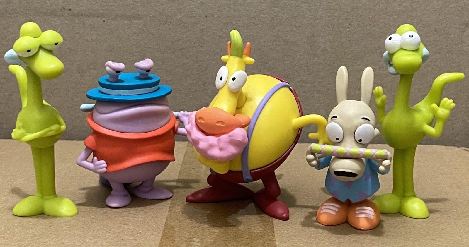 Just Play 2017 Rocko’s Modern Life 2” Modellino da Collezione Giocattolo 5pz Nickelodeon