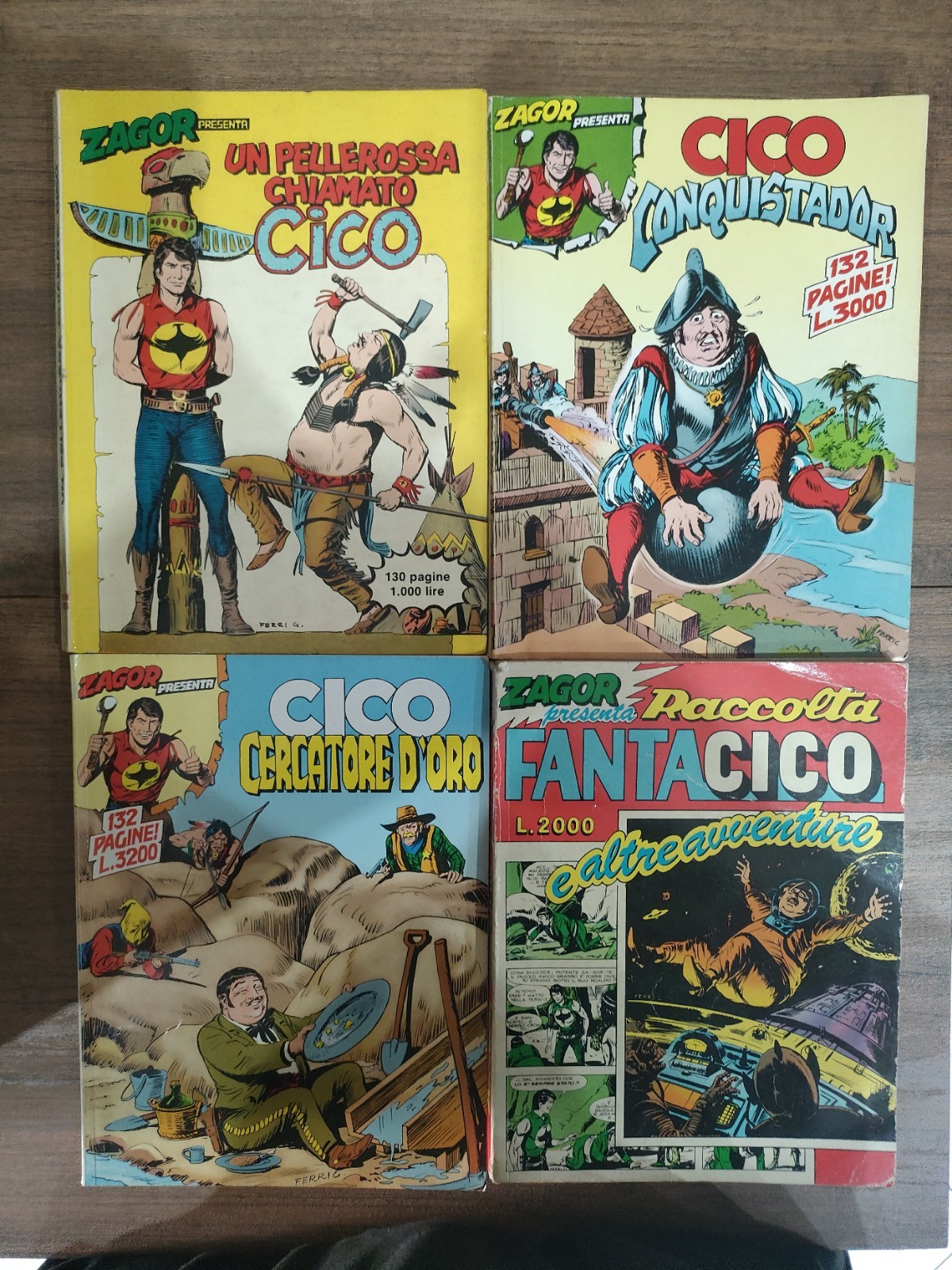 Sergio Bonelli Editore Zagor/Cico lotto 4 fumetti Speciale n.5 1980