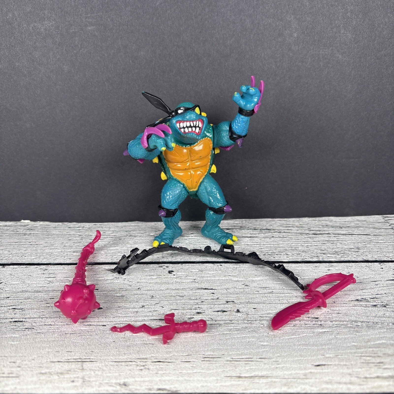 Vintage TMNT  Ninja Turtles Slash Near Complete 1990