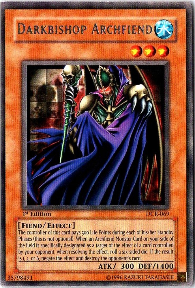 Darkbishop Archfiend DCR-069 Dark Crisis Unlimited