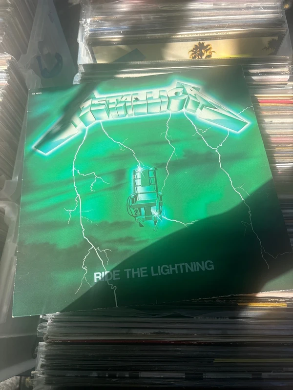 Vinyl Metallica ride the Lightning