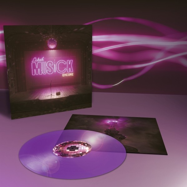 LAIBACH - MUSICK : ENCORE TRANSPARENT PURPLE VINYL LP NEU
