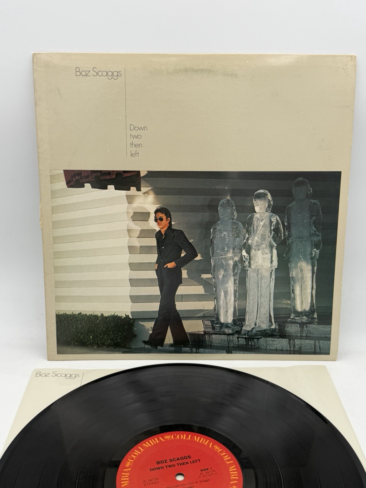 Boz Scaggs - Down Two Then Left LP Vinyl 1977 Columbia JC 34729 12" 33 RPM