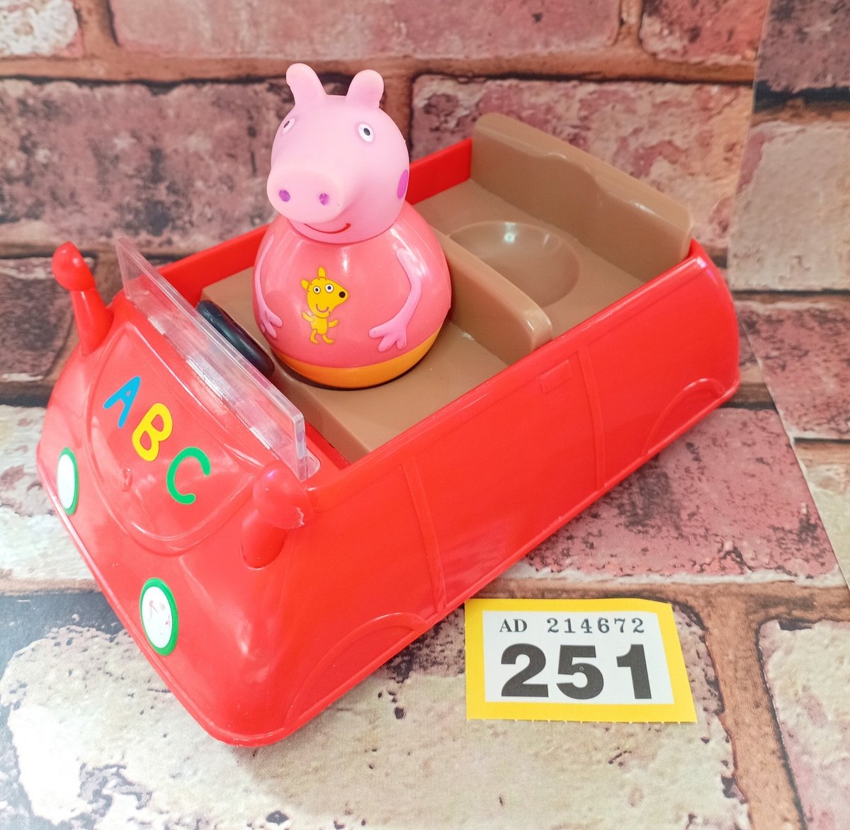 Peppa Pig Weeble Car and Weebles Figure playset giocattolo gioco immaginativo Y251