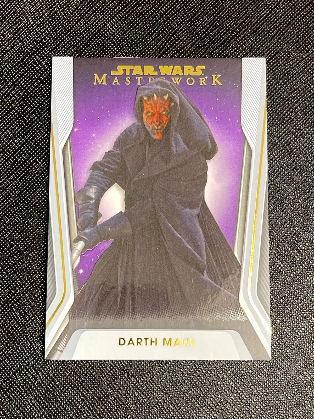 2021 Topps Star Wars capolavoro Darth Maul #28 viola parallelo /50