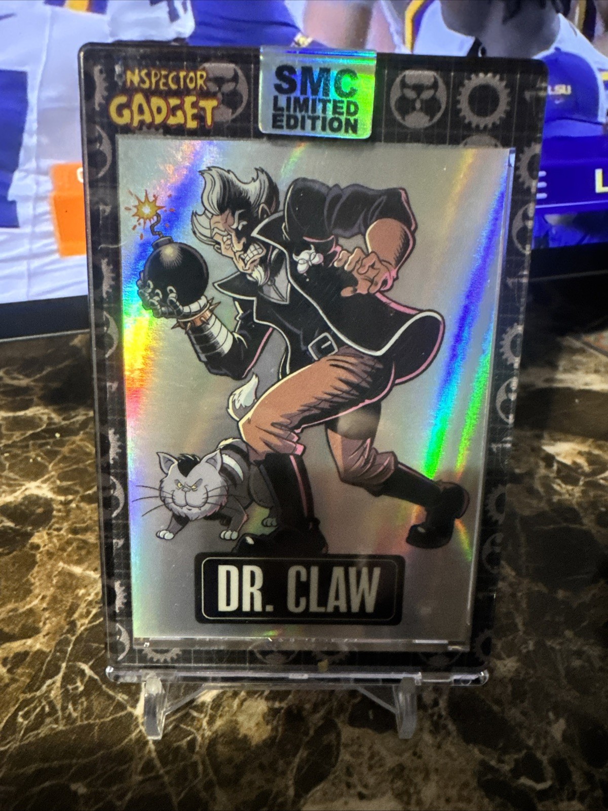 Saturday Morning Cards 2026 Ispettore Gadget Dr. Claw Silver Holo #5 LE