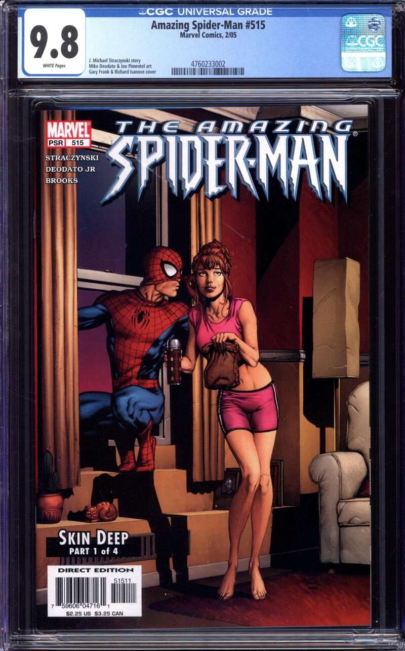 AMAZING SPIDER-MAN #515 CGC 9.8 WHITE PAGES // MARVEL COMICS 2005