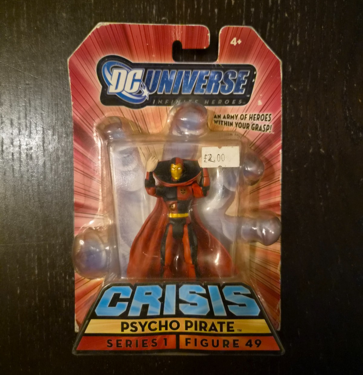 DC Universe Infinite Heroes Psycho Pirate Crisis Series 1 #49 Mattel Sealed