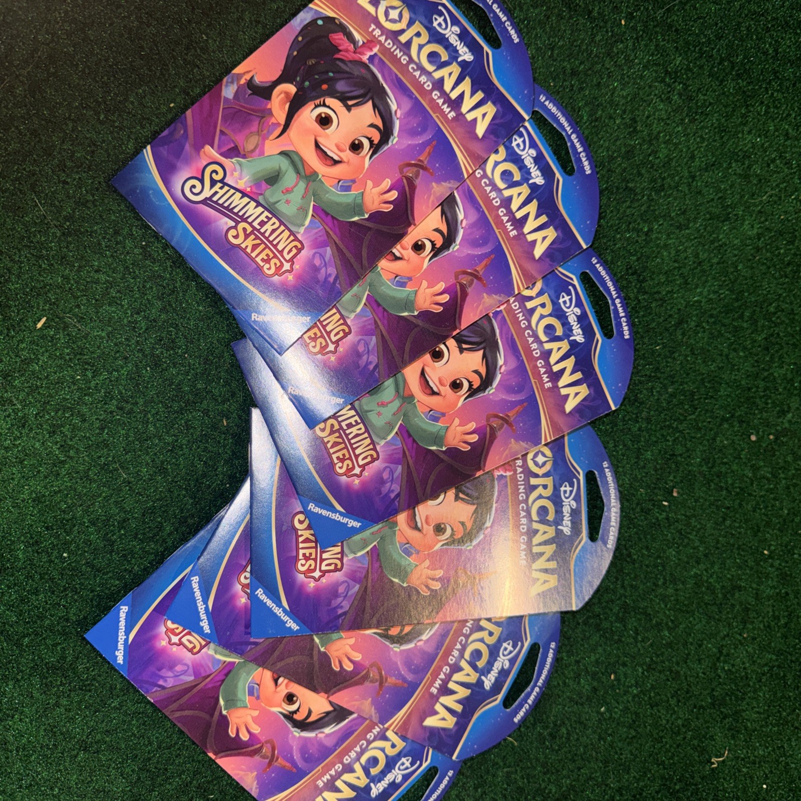 Disney Lorcana TCG Shimmering Skies Booster Pack 12 carte Vanellope per confezione