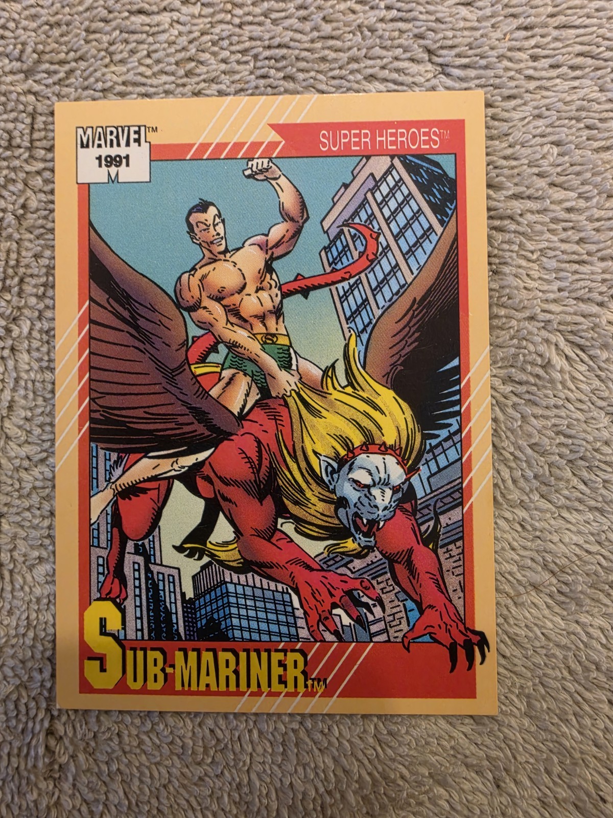 1991 Marvel Universe Series 2 Sub-Mariner #6 Namor Impel Trading Card
