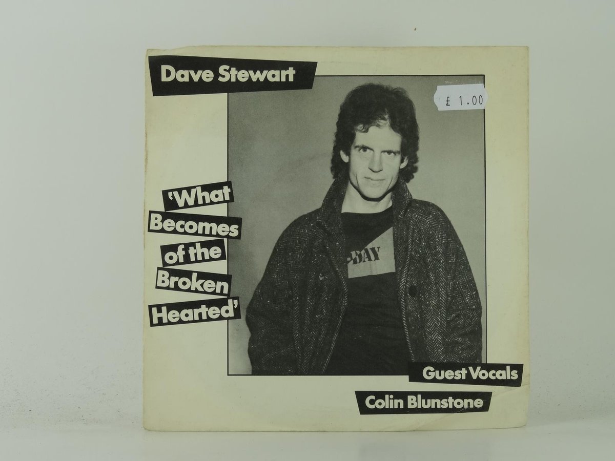 DAVE STEWART WHAT BECOMES OF THE BROKEN HEARTED (2) (36) 2 Track 7" Single plus 