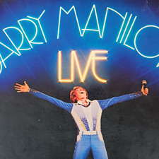 Barry Manilow Live Arista 12" Vinyl LP Record Pop Vocal Cardboard Sleeve