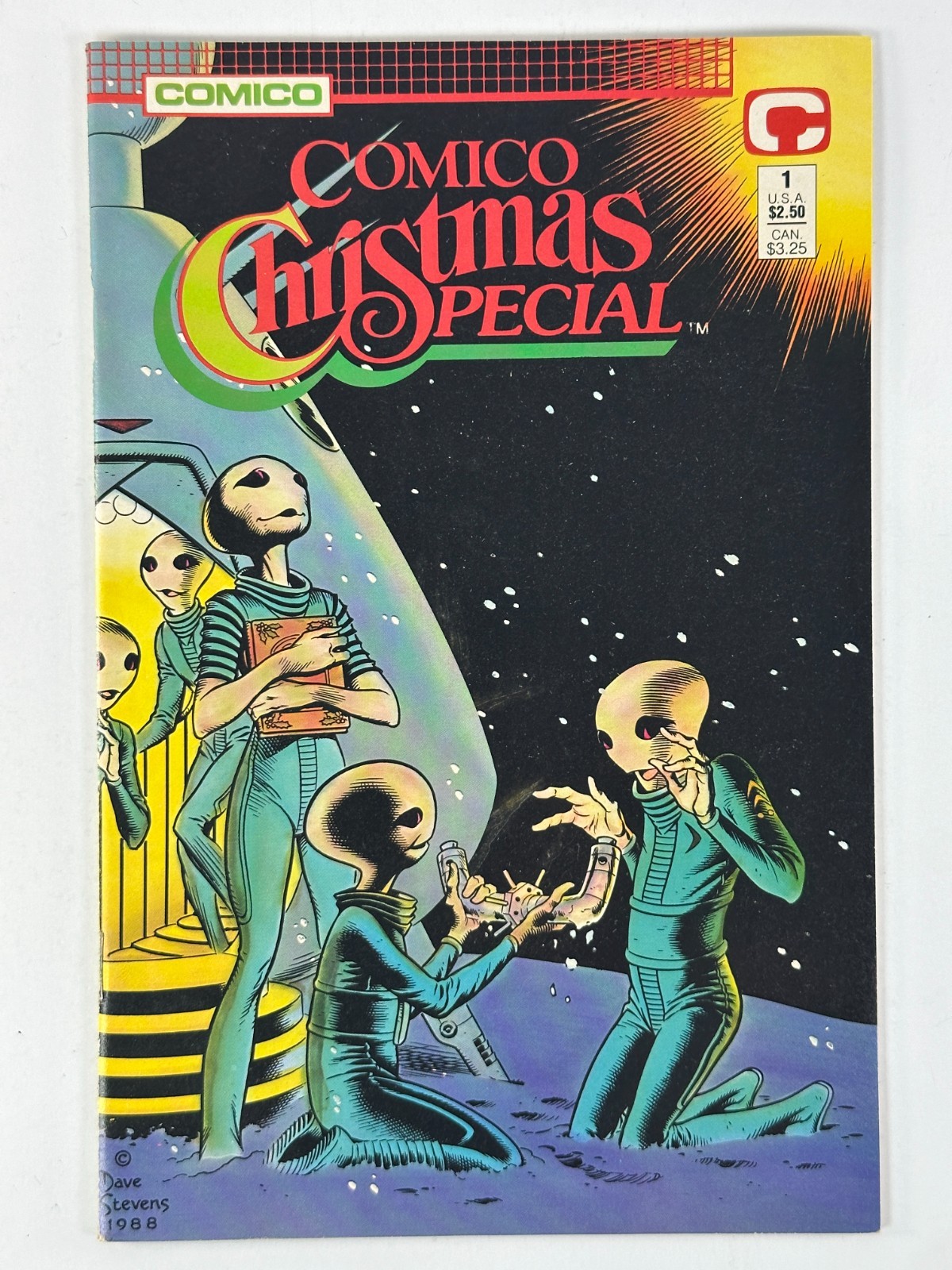 Comico Speciale Natale #1 Dave Stevens Copertina Comico 1988 Fumetto Vacanze
