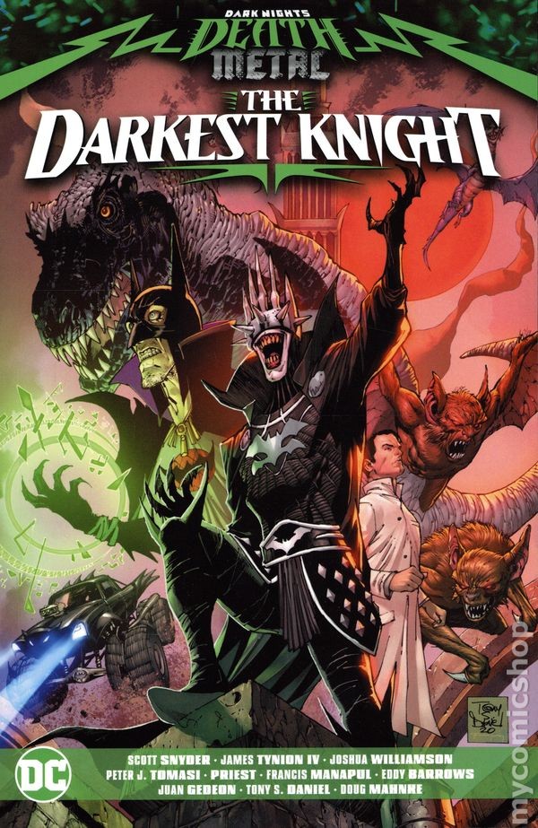 Dark Nights Death Metal Il Cavaliere più Oscuro TPB #1-1° VF 2021 Immagine Stock