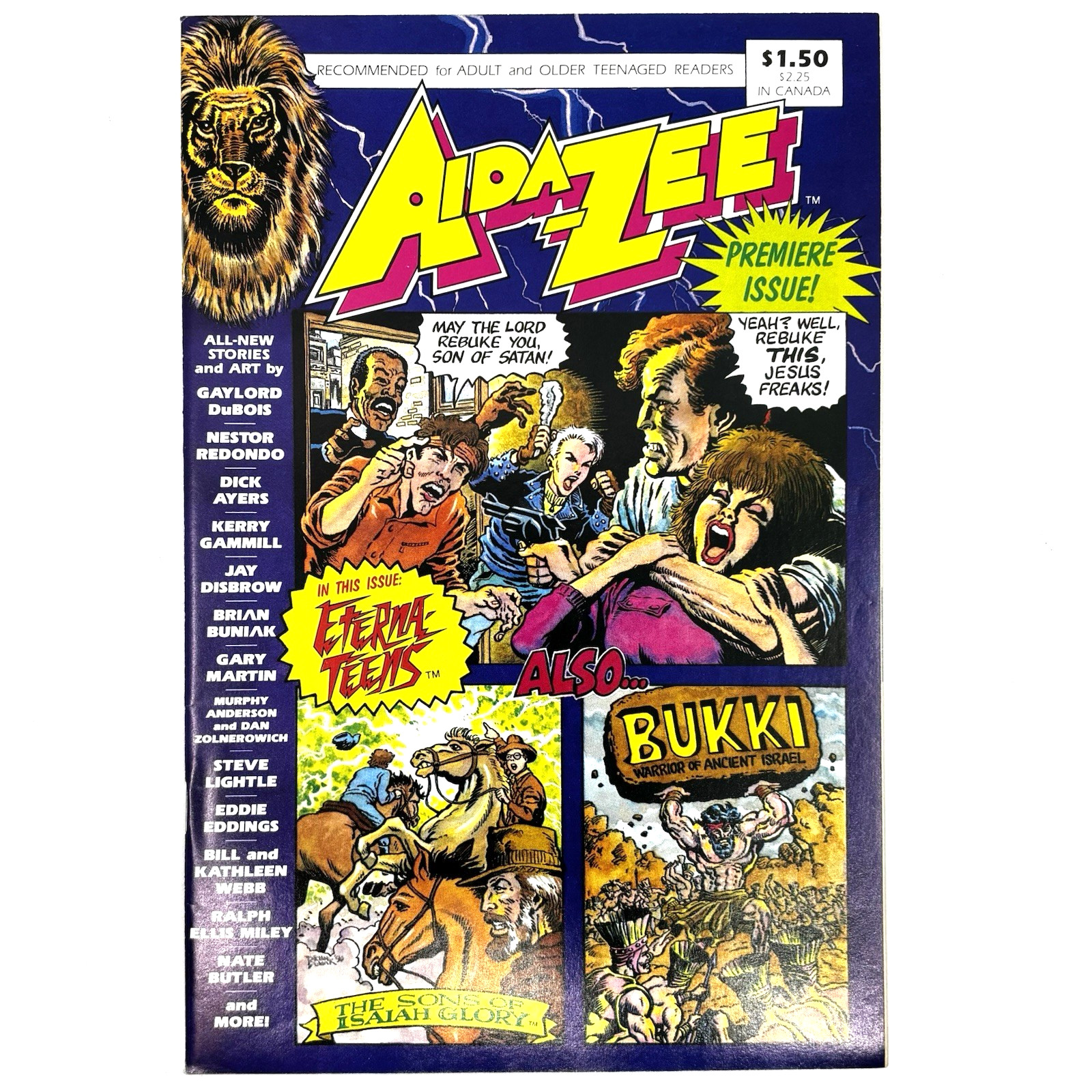 AIDA ZEE #1 1990 1st Print Nate Butler Christian Religious Comic Book UNREAD NM