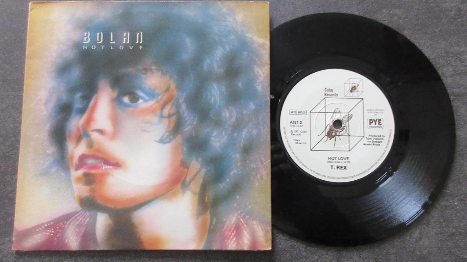 Marc Bolan Hot Love/Raw Amp/Lean Woman Blues 7" 1978 *EX+/MINT**