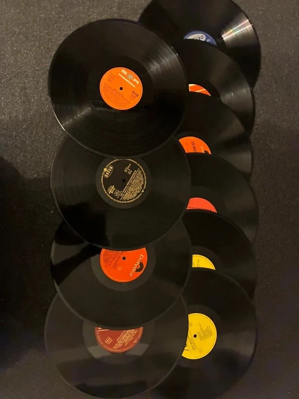 10 Deko Schallplatten 12“